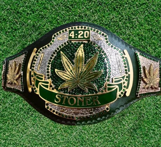 420 Stoner Wrestling Championship belt