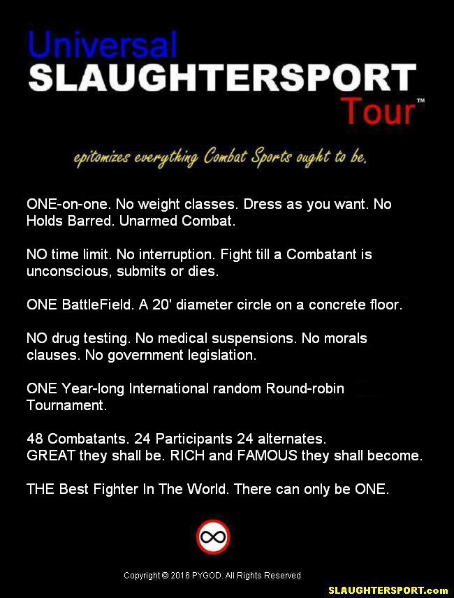 SLAUGHTERSPORT UST rules guidelines